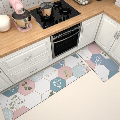 China Washable 2022 Kitchen Hot Sale Durable Perfect Anti slip Pad Waterproof Drying Mat Kitchen Floor Mats for sale