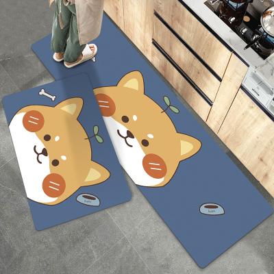 China Washable 2022 Luxury Hot Custom Soft Anti Fatigue Comfortable Kitchen Feet Mat 3d Kitchen Mats And Rugs Floor for sale