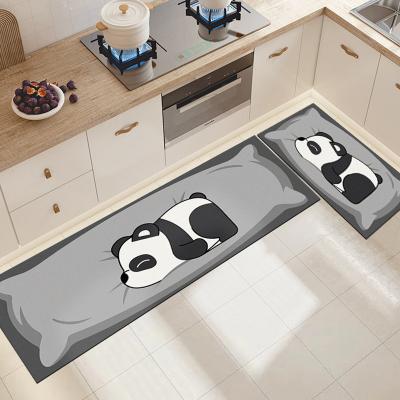 China Washable Wholesale Anti slip Kitchen Floor Mat Anti Fatigue Comfortable Standing Mat Washable Luxurious Padded Kitchen Mat for sale