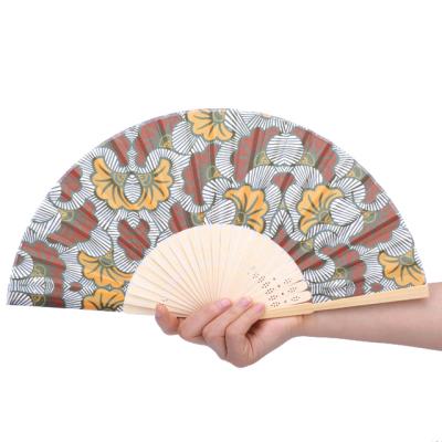 China China Manual Bamboo African Bamboo Sticks For Hand Fan Custom Hand Fans Printing for sale