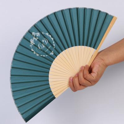 China China Wholesale Customized Bamboo Crafts Folding Hand Fan for sale