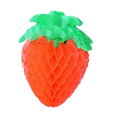 China Romantic Wedding Decoration 4inch Fruit Shape Plastic Paper Lantern For Party Decorations , Birthday Decorations for sale