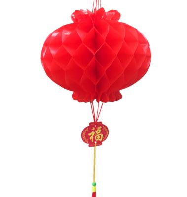 China Red Plastic Paper Lantern Romantic Wedding Decoration Good Quality Cheap Price For Decorations for sale