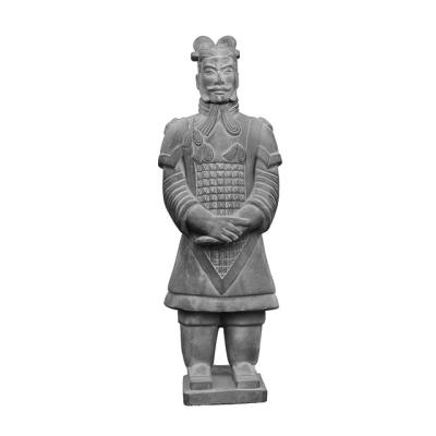 China China 87cm Height Light Weight Clay Color General Officer Xi'an Clay Crafts Terracotta Warriors For Hotsale for sale