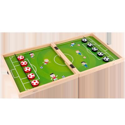 China Eco-Friendly Non-Toxic Multi-Function Foldable Quick Board Game Beech Wood Bridle Shuffleboard Game and Game Toy for sale