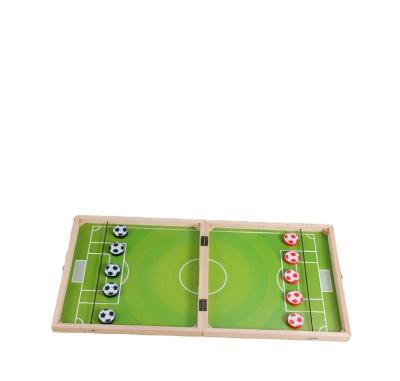 China Non-Toxic Foldable Non-Toxic Eco-Friendly Foldable Fast Wooden Funny Table Puck Sling Battle Ice Desktop Hockey Game Family Parent-child Game Table Hockey Game for sale