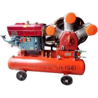 China Kaishan Lubricated 25 Hp Diesel Reciprocating Mine Piston Mine Air Compressor for sale