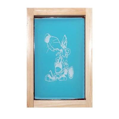 China Customizable Hotels Printing Stencil - Silk Screen Printing Frames Aluminum Frames With Silk Screen Mesh for sale