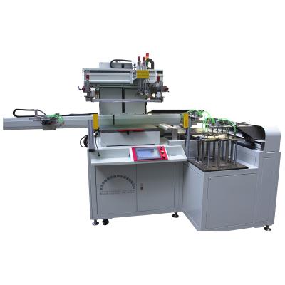 China Automatic Sheet Material Edge Setting Alignment Screen Printing Machine For Glass Cover Acrylic Panel Film Conductive Sheet for sale