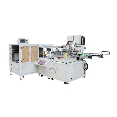 China Sheet Material After Sale Warranty Fully Automatic CCD Screen Printing Machine With Film-Tearing for sale