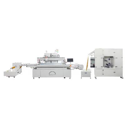 China Flexible Roll Material Printing Full Automatic Roll To Roll Industrial Screen Printing Machine With CCD Camera for sale