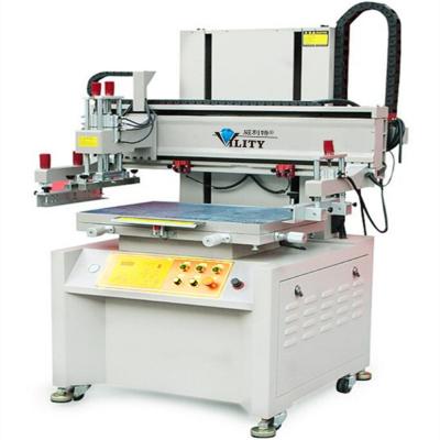 China All Material Semi-automatic High Quality Flatted Screen Printing Machine Stencil Screen Printer For Aluminum / Stainless Steel for sale