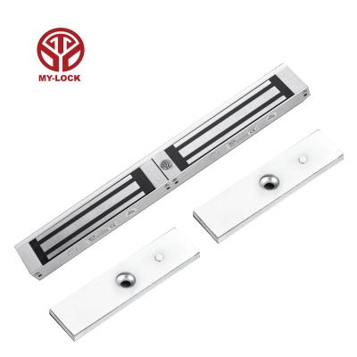 China Modern Frameless EM 12v Automatic Double Glass Electromagnetic Security Door Electric Magnetic Fire Lock for sale