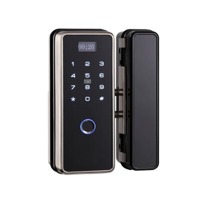 China high quality commercial office industry industry fingerprint sliding door lock tuya glass smart lock MY-8604 for sale