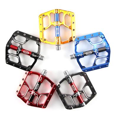 China CXWXC Waterproof Flat Bicycle Pedals 3 Sealed Aluminum Bicycle Footrest Pedals For MTB Mountain Urban Bike for sale