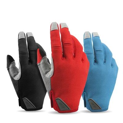 China Giyo Washable Wind Breaking Gloves Full Finger Touch Screen Lycra Fabric Cycling Anti-skid Cycling Mittens for sale