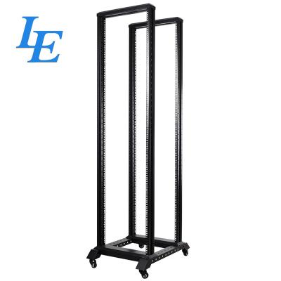 China SPCC Cold Rolled LE 12u Open Frame Steel Rack Server Cabinet for sale