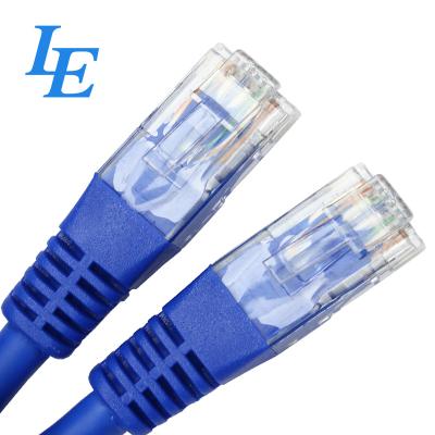 China Telecommunication LE F/UTP shielded twisted 4 pair rj45 patch cord cat5e for sale