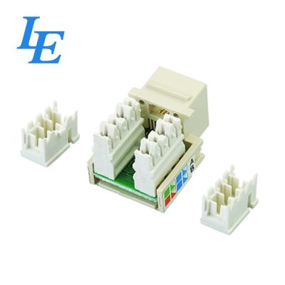 China Network Ethernet CAT6 RJ45 Keystone Jack UTP Keystone Jack Cat 5e and Network UTP RJ45 Keystone JACK of Cat6 8pin for sale