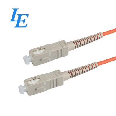 China FTTH FTTB FTTX LE OEM SC-SC Fiber Optic Patch Tie Single Mode Fiber Simplex Patch Cord for sale