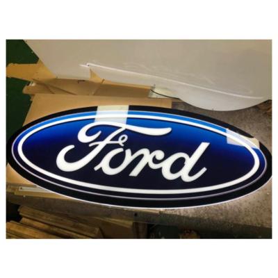 China Ford Indoor Outdoor Advertising Logo Sign Crystal Light Box For Advertising for sale