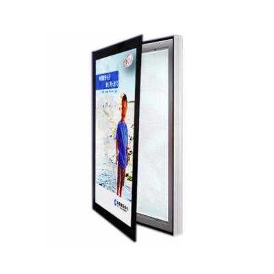 China Indoor Outdoor Advertising LED Illuminated Picture Frame Slim Magnetic Advertising Light Box for sale