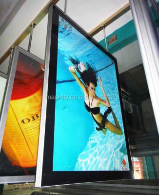 China Indoor Outdoor Advertising A2 A3 LED Slim Advertising Lightbox Acrylic Magnetic Led Lightbox for sale