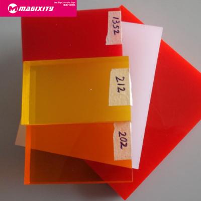 China Acrylic Sheet 3m Flexible Clear Acrylic Sheet Opal White Color Acrylic Sheet for sale