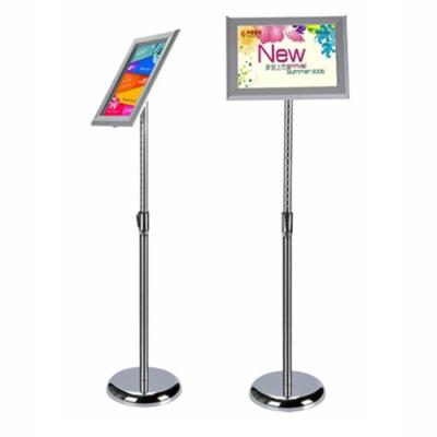 China Adjustable Stand Pedestal Base Sign Holder Size 8.5*11 Menu Display Stand for sale