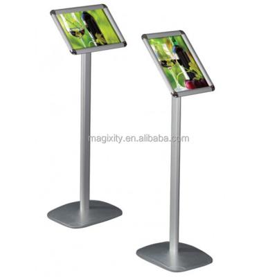 China Adjustable Stand Open Frame Display Menu Holder Aluminum Tablet Stand for sale