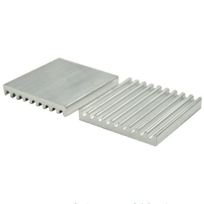 China Custom Made Silver Panel 133mm Heatsink Color Aluminum Metal Pin Fin Heatsink for sale