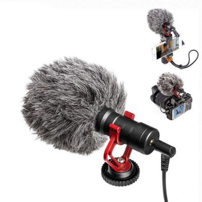 China Lightweight SLR Camera Interview Microphone VLOG Dedicated Live Broadcast Recording Microphone Mobile Small Microphone for sale