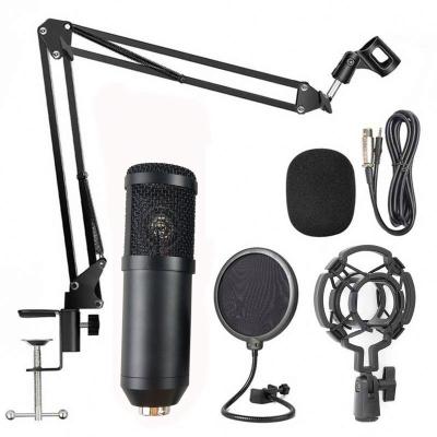 China BM800 Microphone Live Broadcast USB Handheld Microphone with MIC Stand for Sound Recording Studio Podcast Condenser Microphone for sale