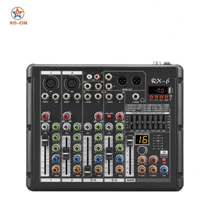 China Power Amplifier Power Supply Audio System Mixer Console Music Speaker Mixer Mobile Professional Digital Audio Audio for sale