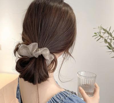 China Ring Grace Scrunchies Hair Ponytail Handmade metal elastic headband popular girls hair decoration wholesale for sale