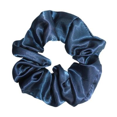 China Hot Selling Korean Girl Hair Decoration Satin Scrunchies Large Intestine Ponytail Holder Hair Accessories Women for sale