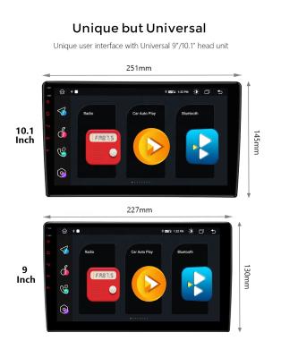 China Capacitive Universal Touch Screen Car GPS 1024*600 Touch Screen Stereo Player With 4GB RAM + 64GB ROM Picture-in-Picture Mode Enabled for sale