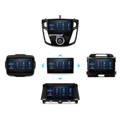 China Full Image RCA Output 9 Inch Android to Car Stereo Universal with Built-in CarAutoPlay and Android Auto Support Split Screen for sale