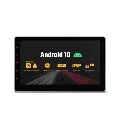 China Universal GPS 10.1 inch 2 Din Android Car Radio with Steering Wheel Control RCA Output Full Support 1080P Video for sale