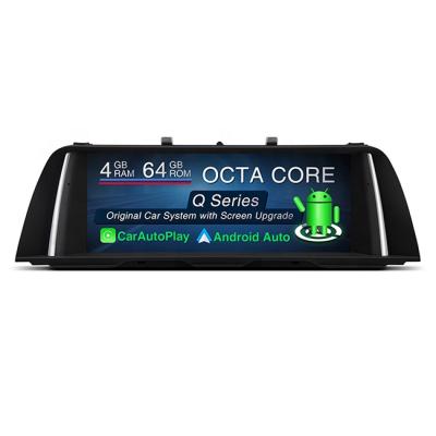 China 10.25 Inch Octa-Core Car Android Head Unit GPS Player With Split Screen Glass+Glass Mode Screen For BMW 5 Series for sale