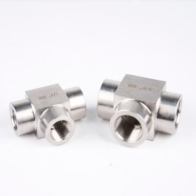 China Credible 304 Stainless Steel Tee Pipe Fitting Best Price Top Quality Pipe Fittings for sale