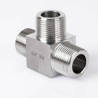 China Stainless Steel Fine Quality City Pipe Connector Fittings Tee Wire Copper Pipe Fittings for sale