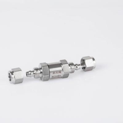 China 304 Quality 304 Stainless Steel Screw Check Valve Single Threaded Fast Check Valve for sale