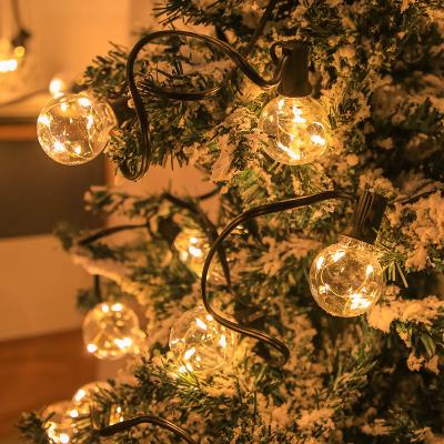 China Outdoor Tree Party Decoration Ball Light G40 Edison LED Bulb Garden Globe Festoon Lights Waterproof for sale