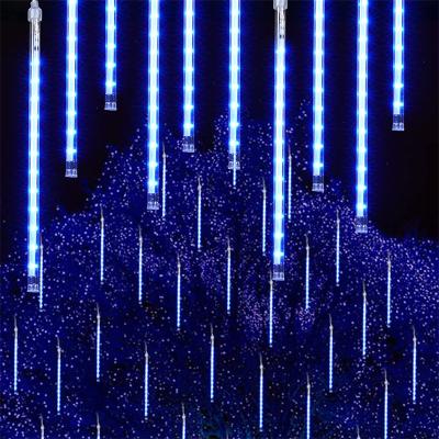 China China Manufacturer Waterfall Rain Effect Christmas Water Drop Shower Decorative Lighting Meteor Led Lights for sale