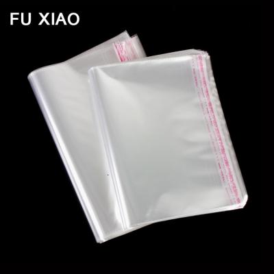 China Factory Price Customized Disposable Transparent Opp Packaging Resealable Clear Plastic Bags With Self Adhesive for sale