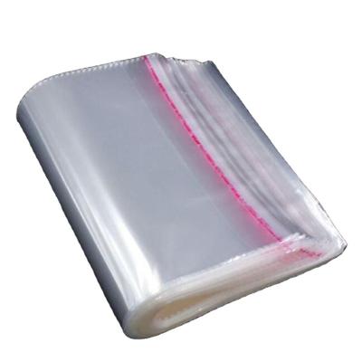 China High Quality Disposable Custom Large Size Clothing Transparent Logo Packing Food Self Adhesive Candy Cellophane Opp Packaging Bag for sale