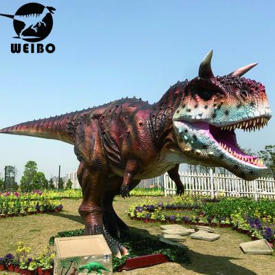 China Realistic animatronic theme park dinosaur model for dinosaur show for sale