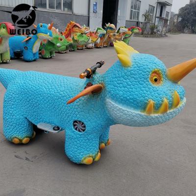 China Theme Park Dinosaur Park Animatronic Dinosaur Ride On Car for sale