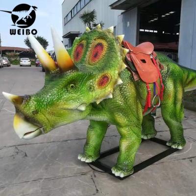 China Theme Park Factory Manufacture Riding Dinosaur Ride for sale